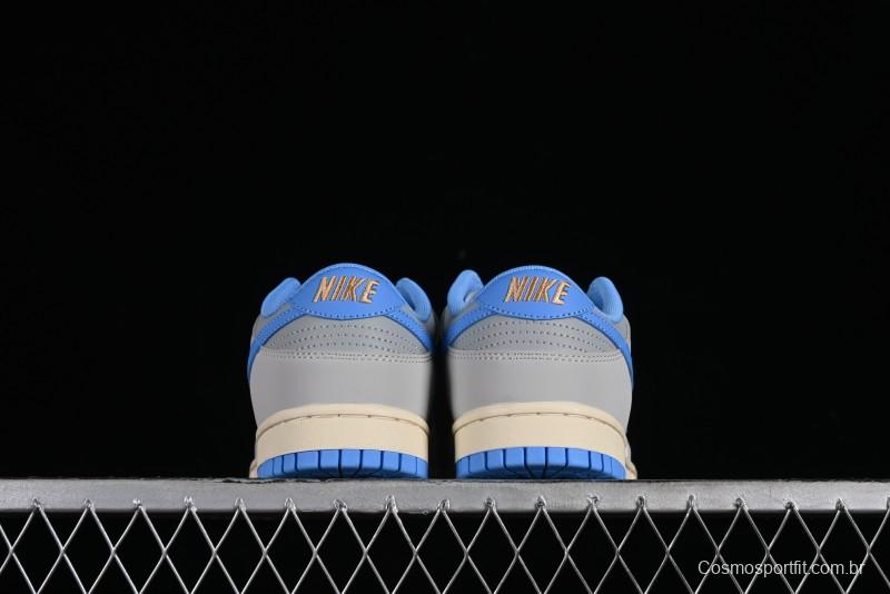 Nike Dunk Low SB "Athletic Department" Grey Blue Leather Skateboarding Shoes - FN7488-133