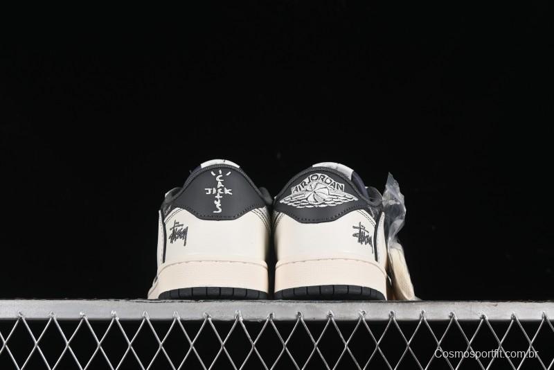 Nike Air Jordan 1 Low OG SP Travis Scott x Fragment Design Collaboration Sneakers - SJ2068-123