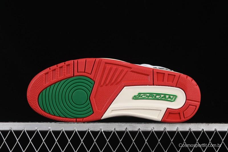 Nike Jordan Spizike Low AJ Retro Sneakers with Elephant Print and Multi-Element Design - 315371-125