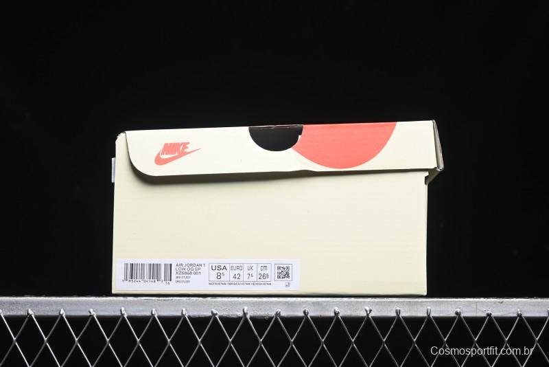 Nike Travis Scott x Fragment Design x Air Jordan 1 Low OG SP AJ1 Retro Sneakers - XZ6868-001